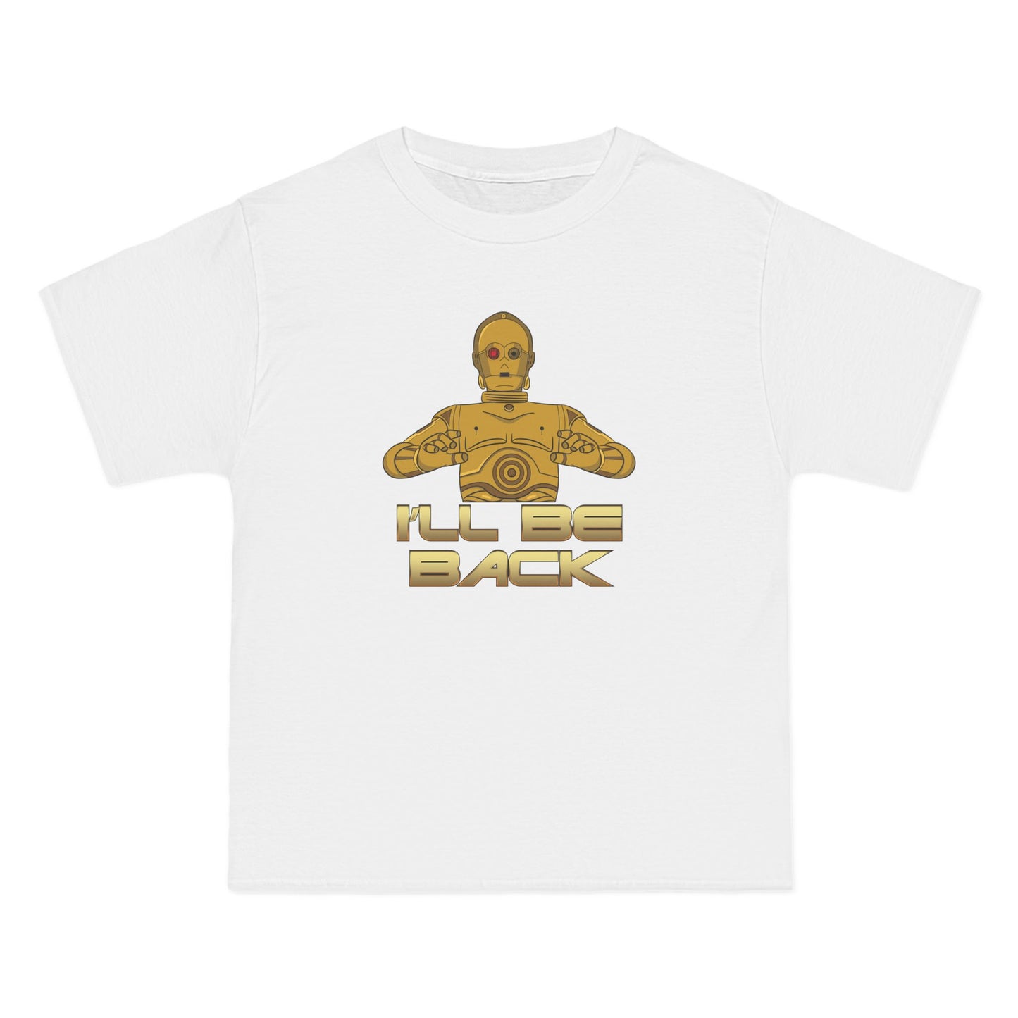 I'll Be Back (C-3Po) - Men's Heavyweight T-Shirt