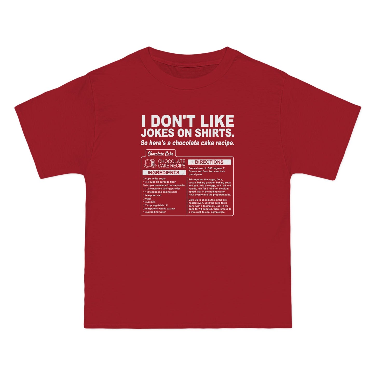 I Don't Like Jokes On Shirts. - Men's Heavyweight T-Shirt