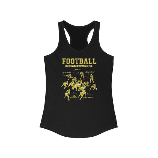Football - Sport Of Champions - Women's Racerback Tank