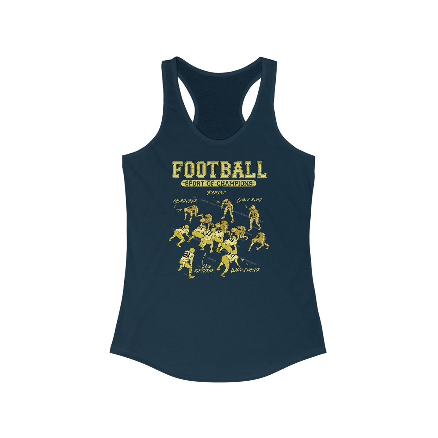 Football - Sport Of Champions - Women's Racerback Tank