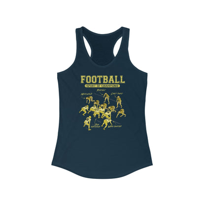 Football - Sport Of Champions - Women's Racerback Tank