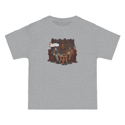 Hunters Kill (Taxidermy Rudolph) - Men's Heavyweight T-Shirt