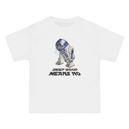 Beep Boop Means No - Men's Heavyweight T-Shirt