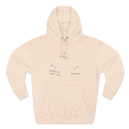 Unicorn Head Prosthetic Robot Arm Tentacle - Hoodie
