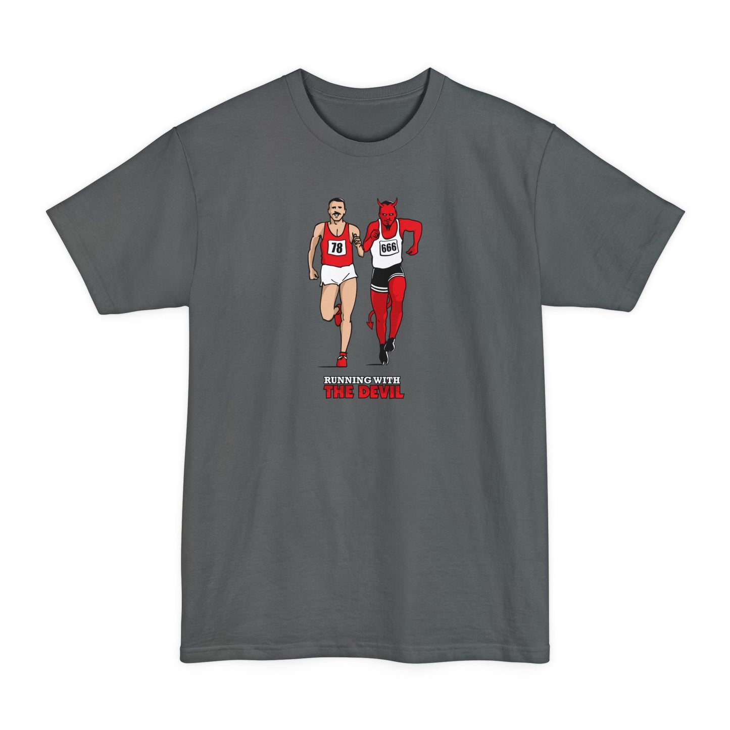 Running With The Devil - Men's Tall T-Shirt