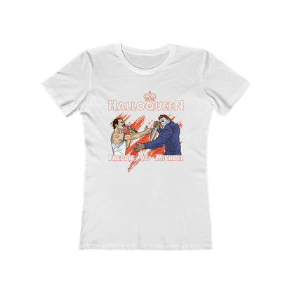 Halloqueen - Freddie Vs Michael - Women's T-Shirt