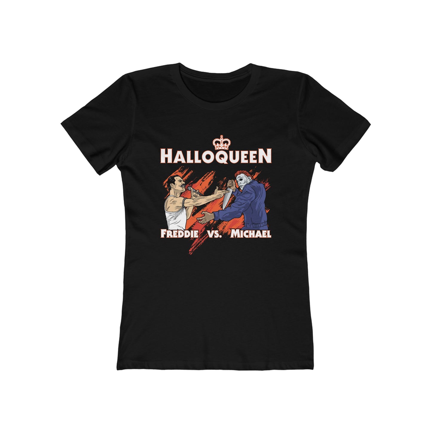 Halloqueen - Freddie Vs Michael - Women's T-Shirt