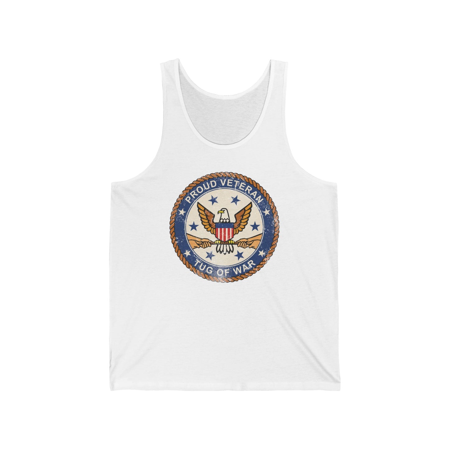 Proud Veteran (Tug Of War) - Unisex Tank