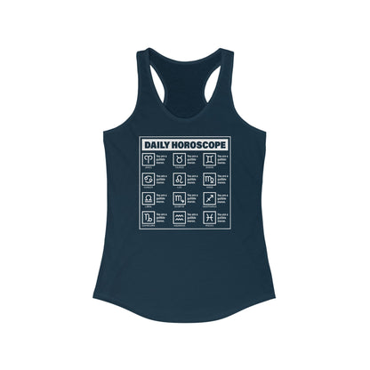 Daily Horoscope - Women's Racerback Tank