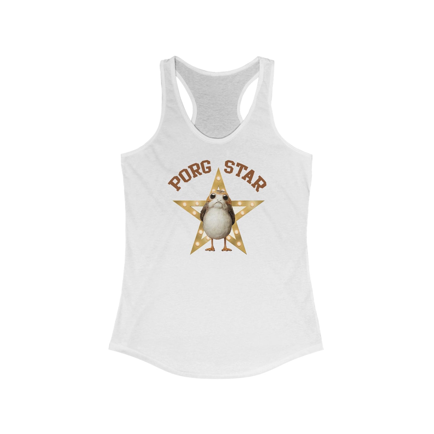 Porg Star - Women's Racerback Tank