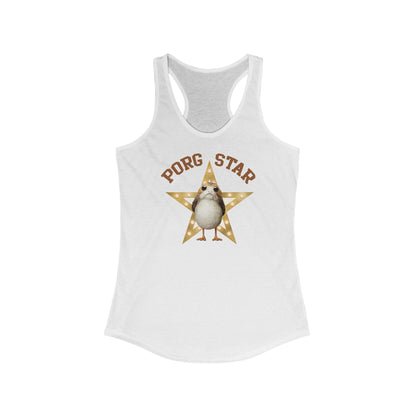 Porg Star - Women's Racerback Tank