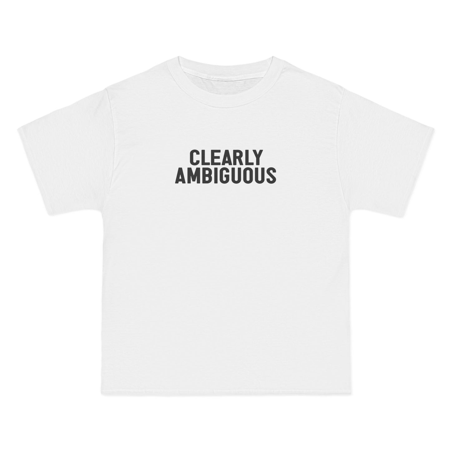 Clearly Ambiguous - Men's Heavyweight T-Shirt