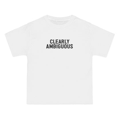 Clearly Ambiguous - Men's Heavyweight T-Shirt