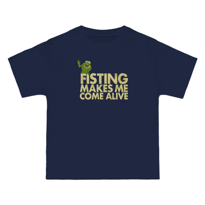Fisting Makes Me Come Alive (Kermit The Frog) - Men's Heavyweight T-Shirt