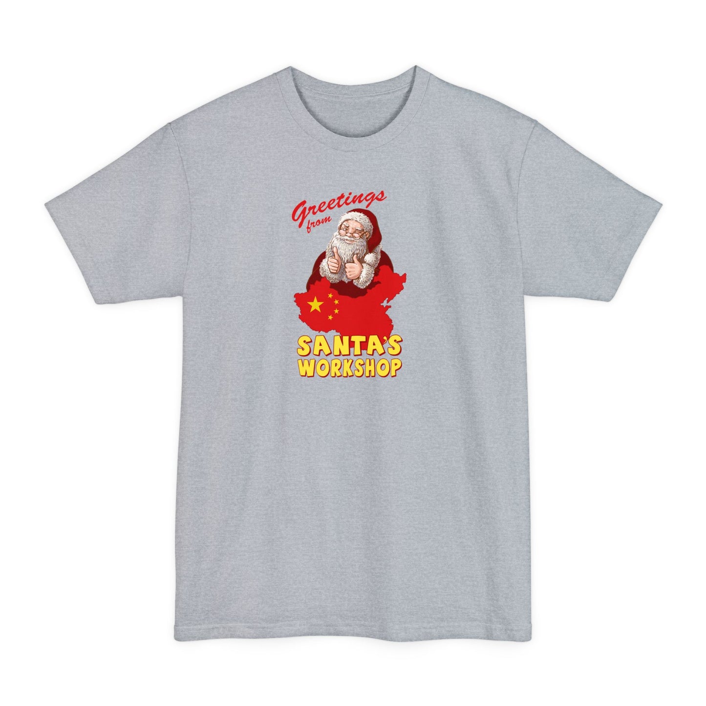 Greetings From Santa's Workshop (China) - Men's Tall T-Shirt