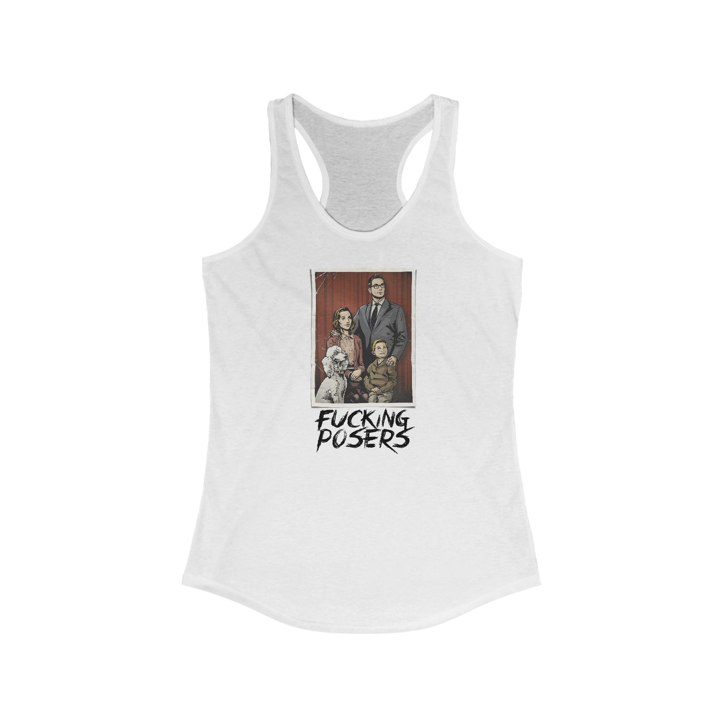 Fucking Posers - Women's Racerback Tank