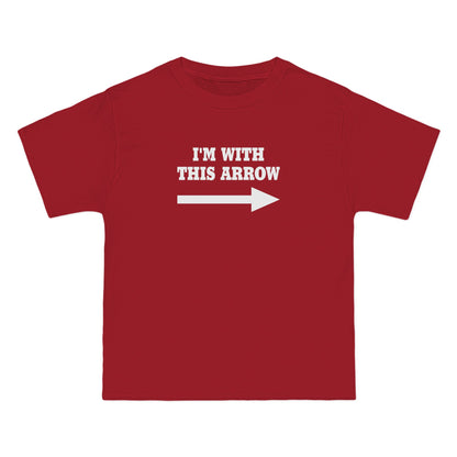 I'm With This Arrow - Men's Heavyweight T-Shirt