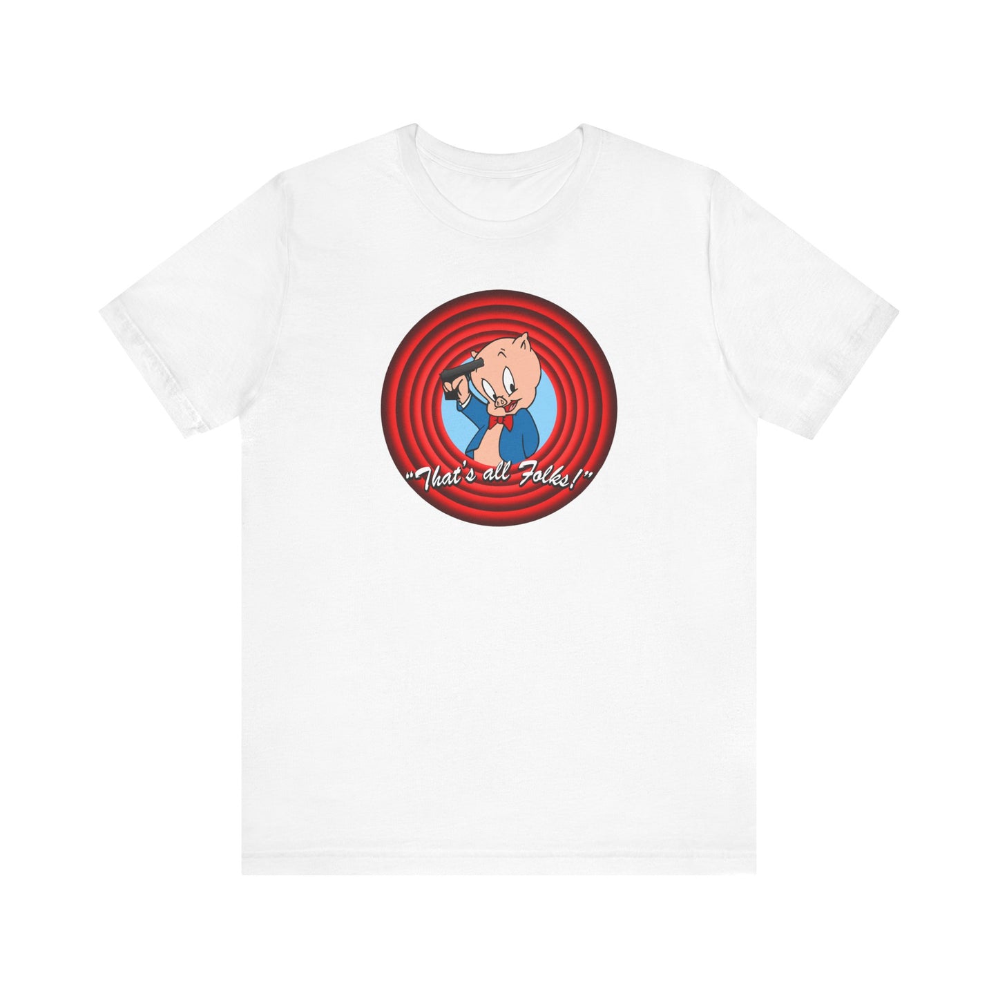 That's All Folks (Porky Pig)  - Men's T-Shirt