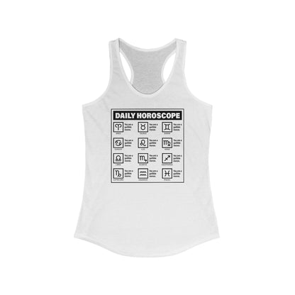 Daily Horoscope - Women's Racerback Tank