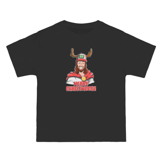 Merry Christmoose - Men's Heavyweight T-Shirt