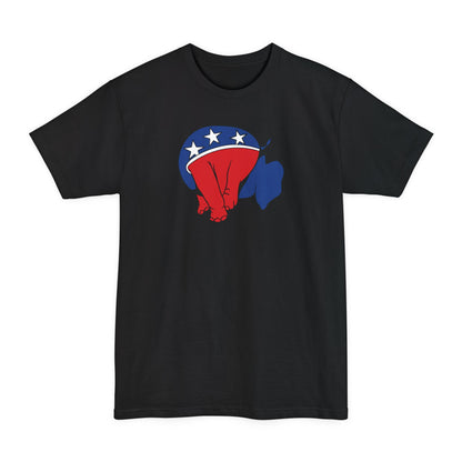 Republican Elephant (Head Up Its Ass) - Men's Tall T-Shirt