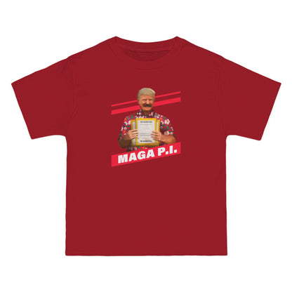 Maga P.I. (Donald Trump) - Men's Heavyweight T-Shirt