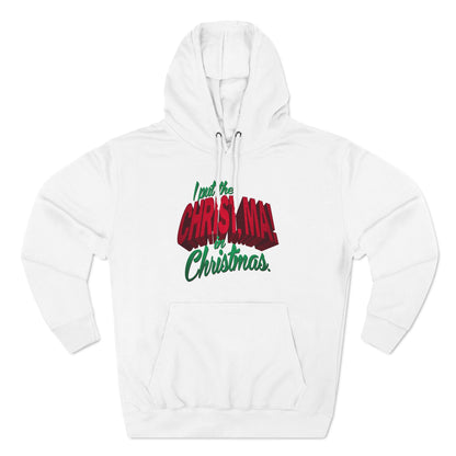 I Put The Christ Ma! In Christmas. - Hoodie