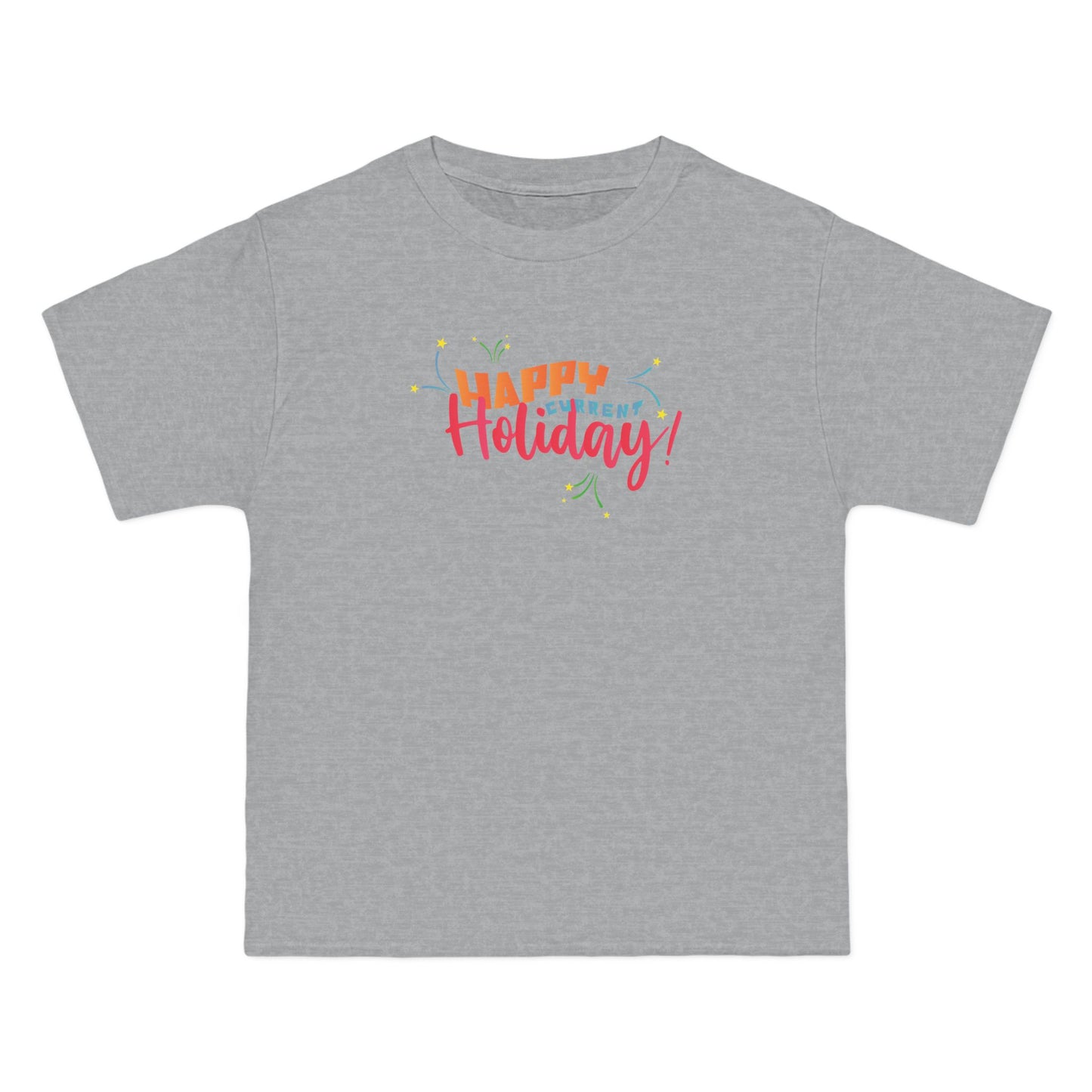Happy Current Holiday - Men's Heavyweight T-Shirt