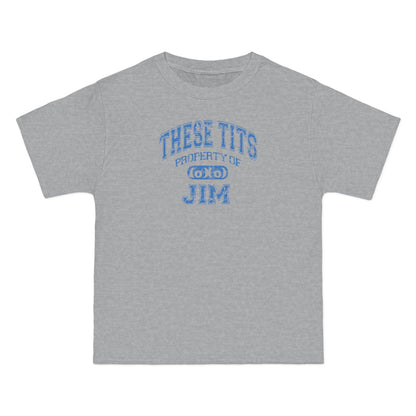 These Tits Property Of (Name) - Men's Tall T-Shirt