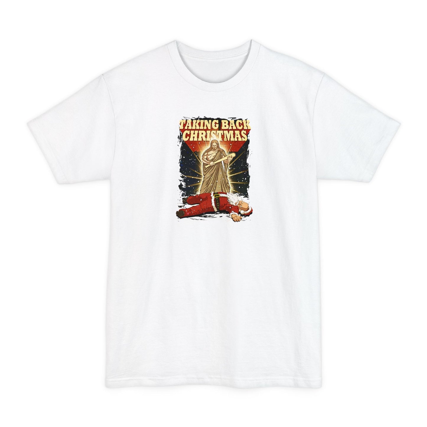 Taking Back Christmas (Jesus Vs. Santa) - Men's Tall T-Shirt