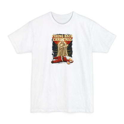 Taking Back Christmas (Jesus Vs. Santa) - Men's Tall T-Shirt