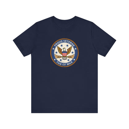 Proud Veteran (Tug Of War) - Men's T-Shirt