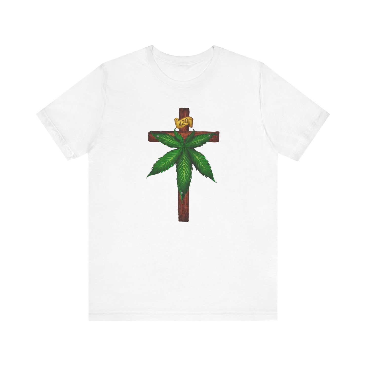 Marijuana Crucifixion - Men's T-Shirt