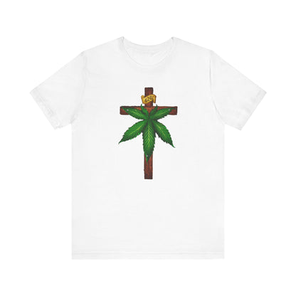 Marijuana Crucifixion - Men's T-Shirt