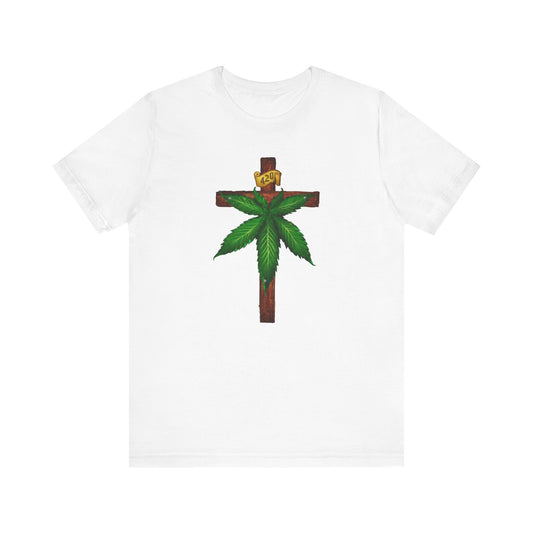 Marijuana Crucifixion - Men's T-Shirt