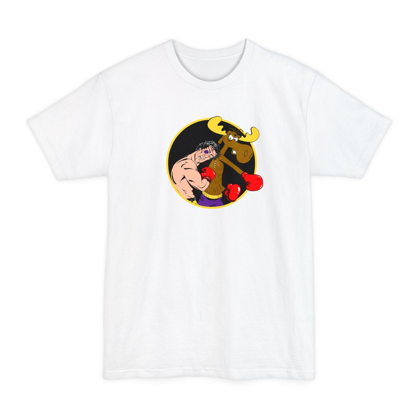 Rocky Vs Bullwinkle - Men's Tall T-Shirt