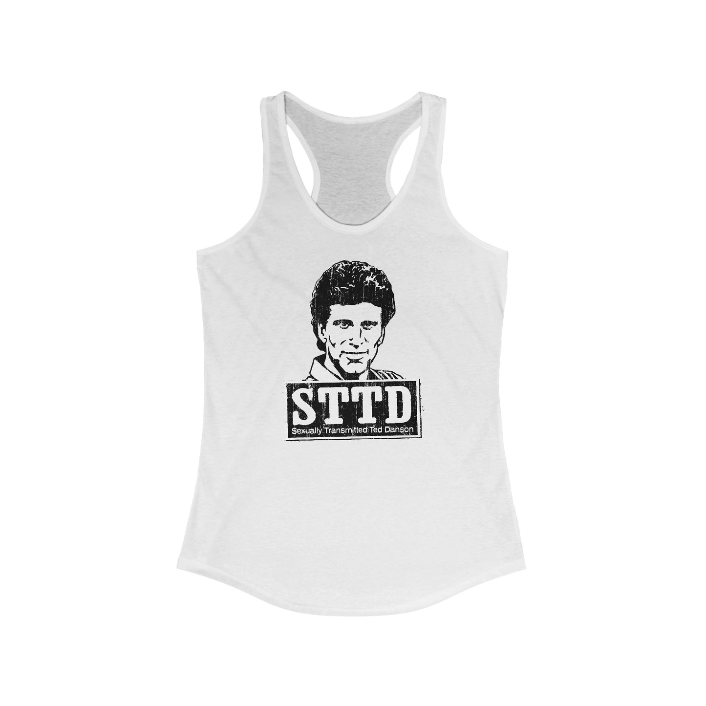 STTD - Sexually Transmitted Ted Danson - Women’s Racerback Tank