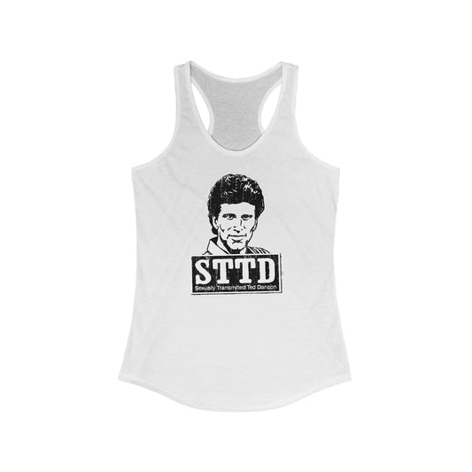 STTD - Sexually Transmitted Ted Danson - Women’s Racerback Tank