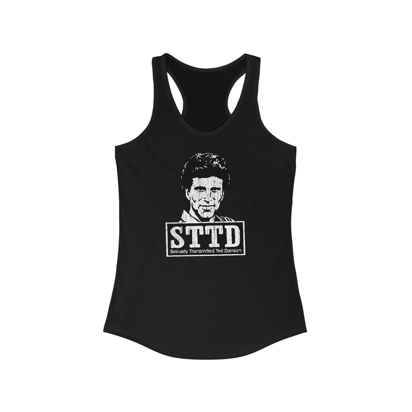 STTD - Sexually Transmitted Ted Danson - Women’s Racerback Tank