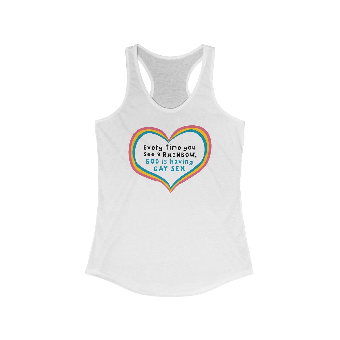 Every Time You See A Rainbow - Women's Racerback Tank