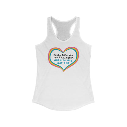 Every Time You See A Rainbow - Women's Racerback Tank