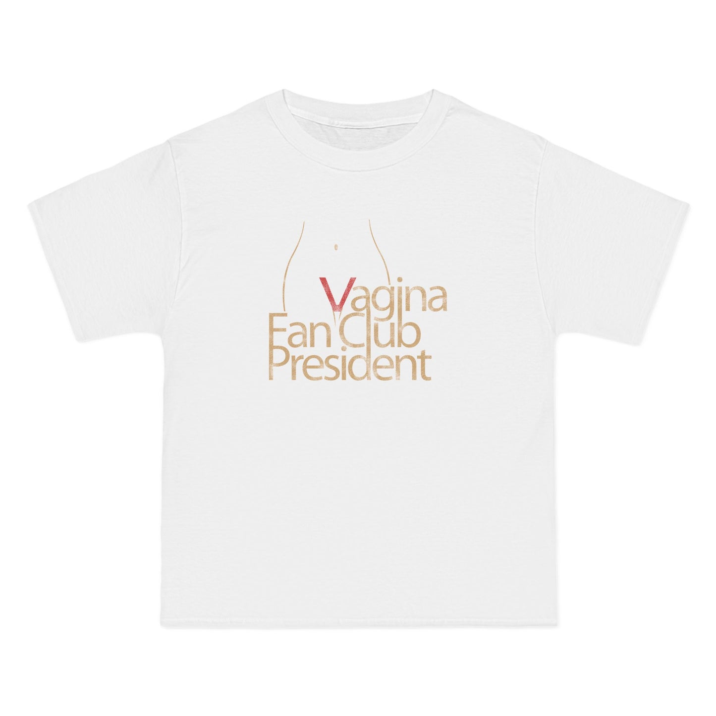 Vagina Fan Club President - Men's Heavyweight T-Shirt
