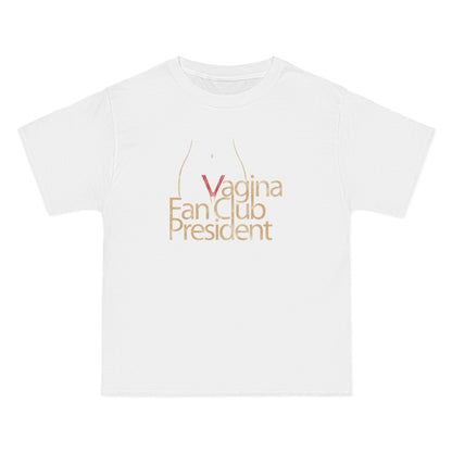 Vagina Fan Club President - Men's Heavyweight T-Shirt