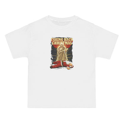 Taking Back Christmas (Jesus Vs. Santa) - Men's Heavyweight T-Shirt
