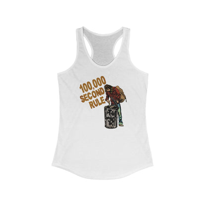 100000 Second Rule  - Women’s Racerback Tank