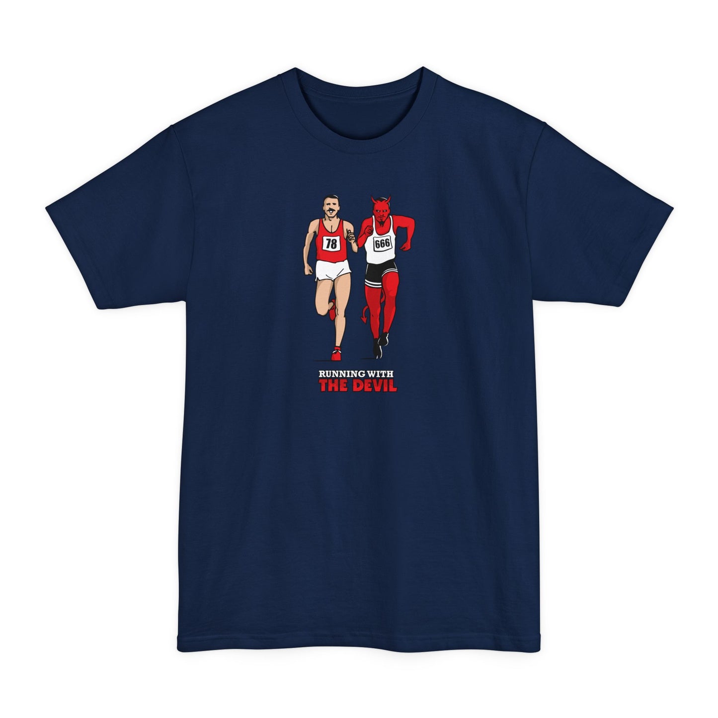 Running With The Devil - Men's Tall T-Shirt