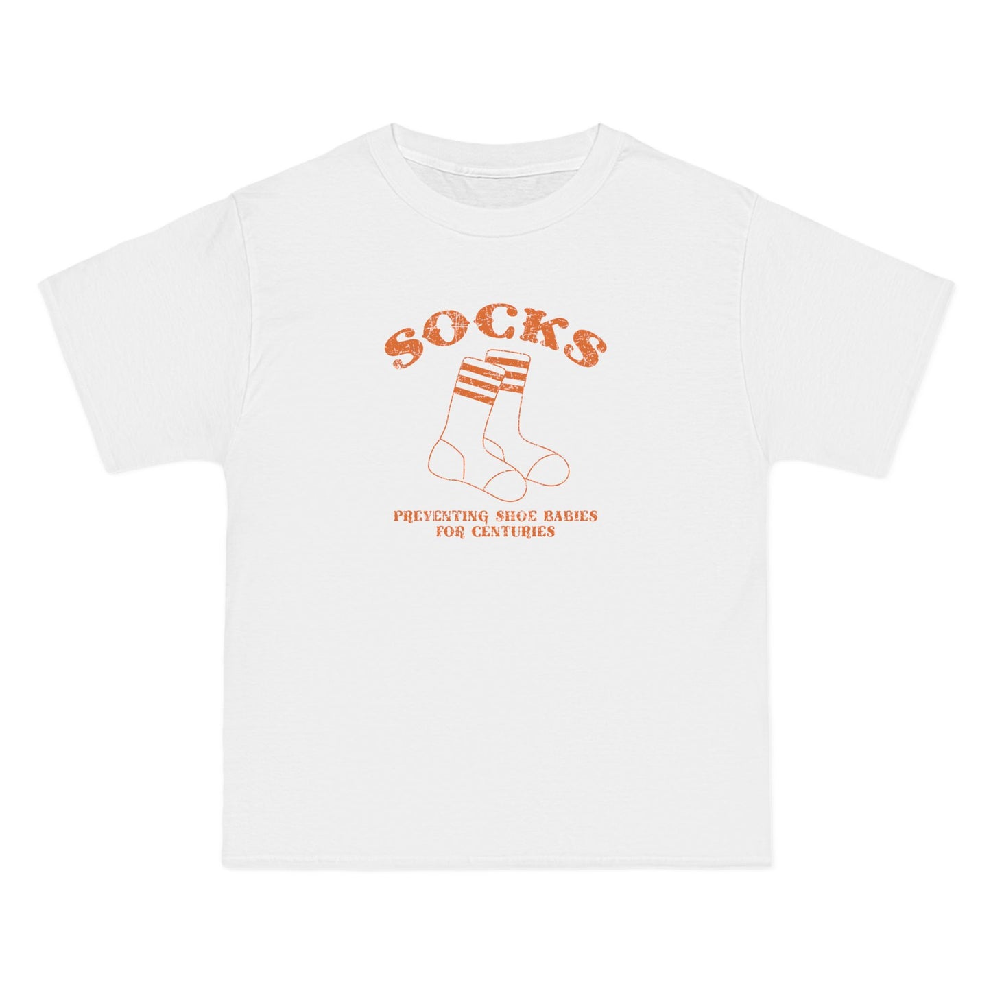 Socks - Preventing Shoe Babies For Centuries - Men's Heavyweight T-Shirt