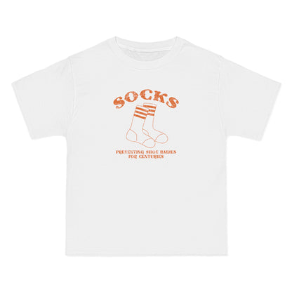 Socks - Preventing Shoe Babies For Centuries - Men's Heavyweight T-Shirt