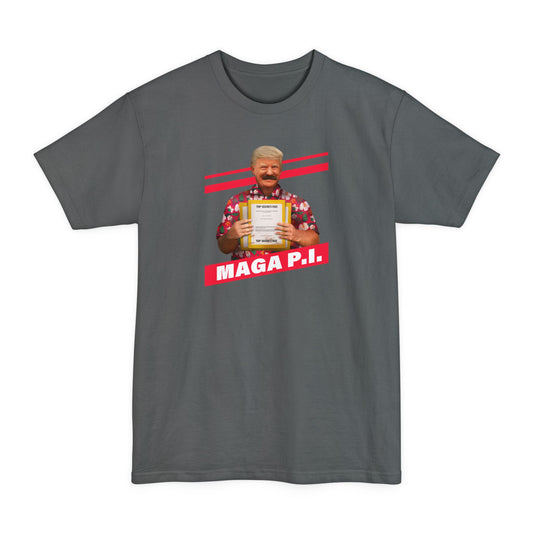 Maga P.I. (Donald Trump) - Men's Tall T-Shirt