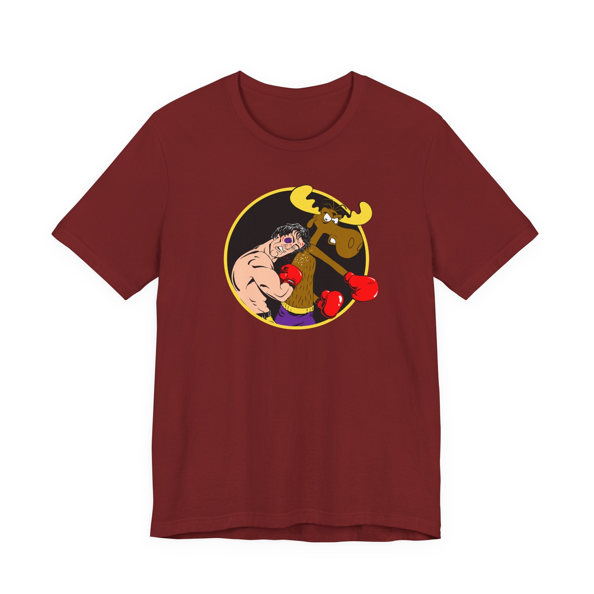 Rocky Vs Bullwinkle - Men's T-Shirt – T-Shirt Hell